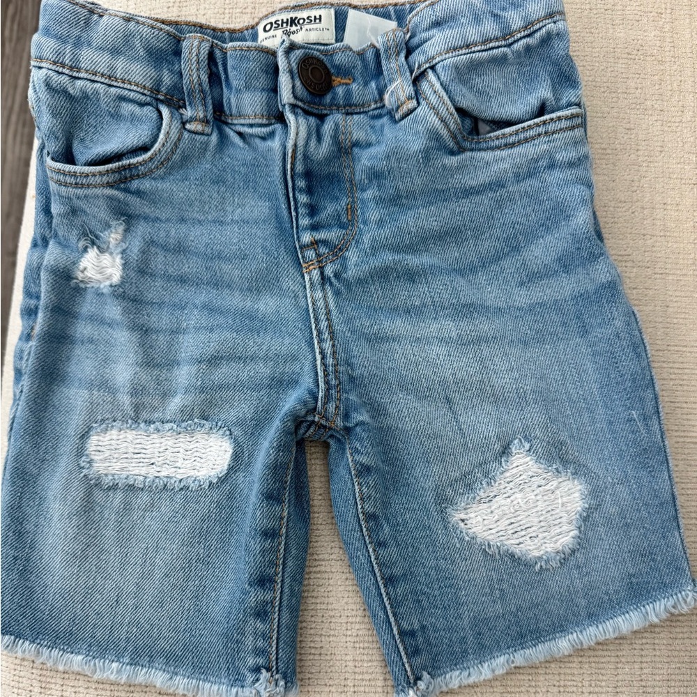 OshKosh B'gosh Blue Distressed Denim Shorts
